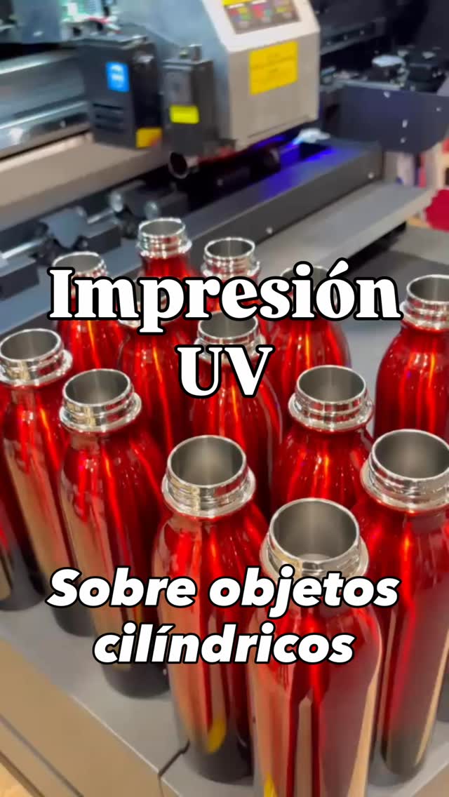 Impresión UV sobre objetos cilíndricos.#impresiónuv #merchandaising #personalizados #termopersonalizado