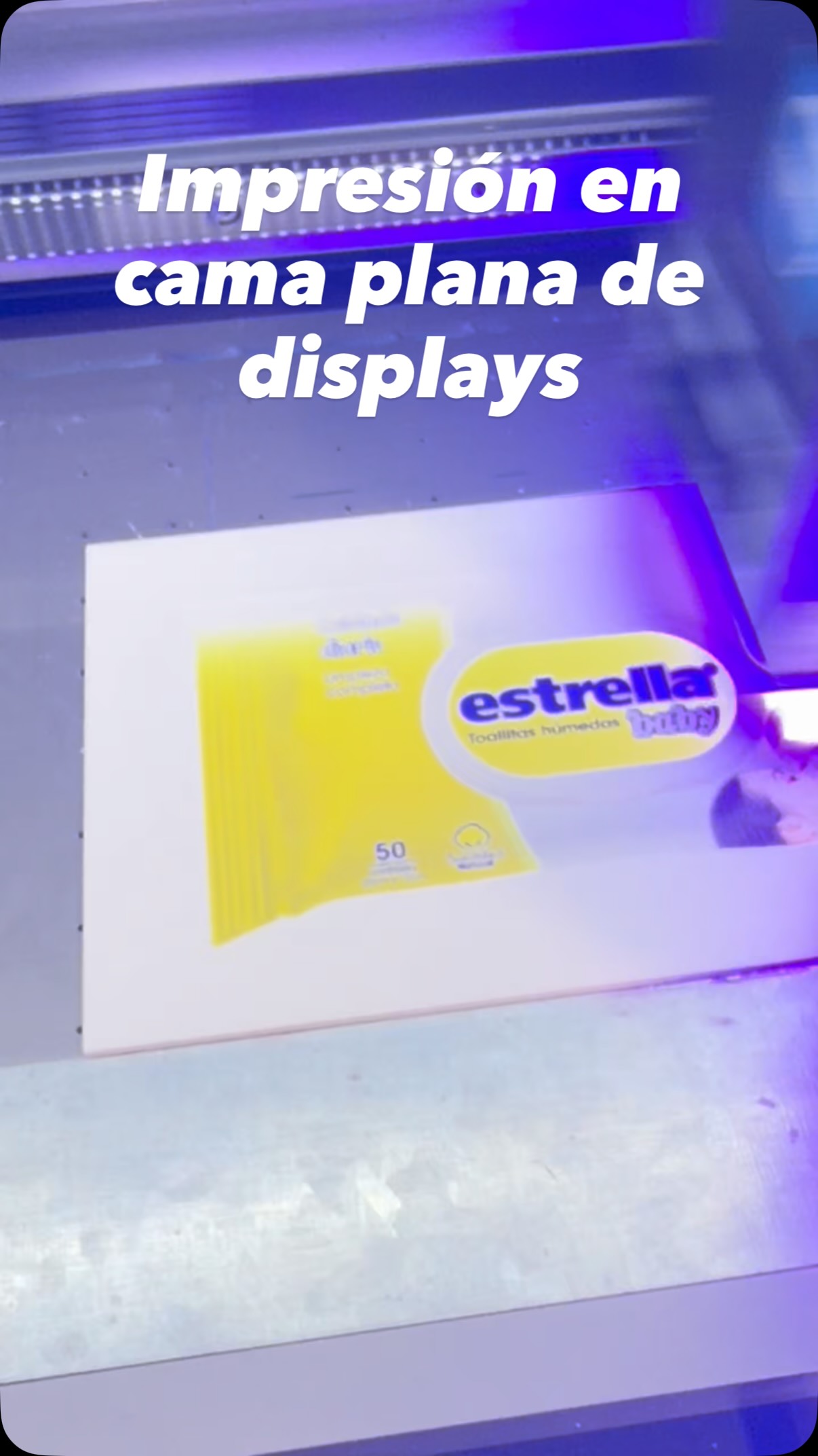Impresión de displays sobre materiales rígidos #impresioncamaplana #displays #impresion #carteleríadigital